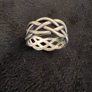 James Avery Sterling Silver Celtic Knot Band Ring